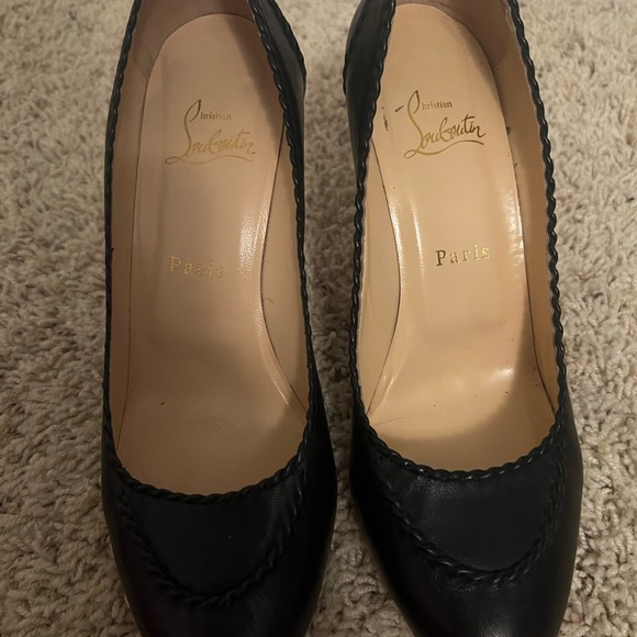 Authentic Christian Louboutin Marpelissimo Twisted Pump Heels Size 38 - Picture 7 of 7